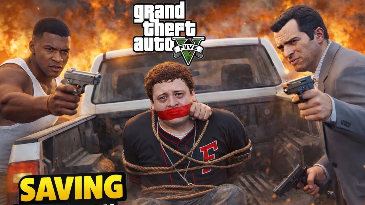 Jimmy Kidnapped by Truckers 😡 | Father & Son Mission | GTA 5 Story Mode