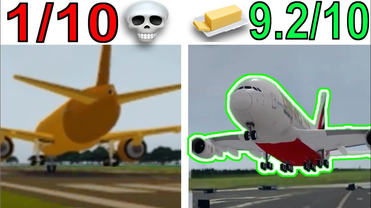 Rating your LANDINGS in AERONAUTICA | ROBLOX