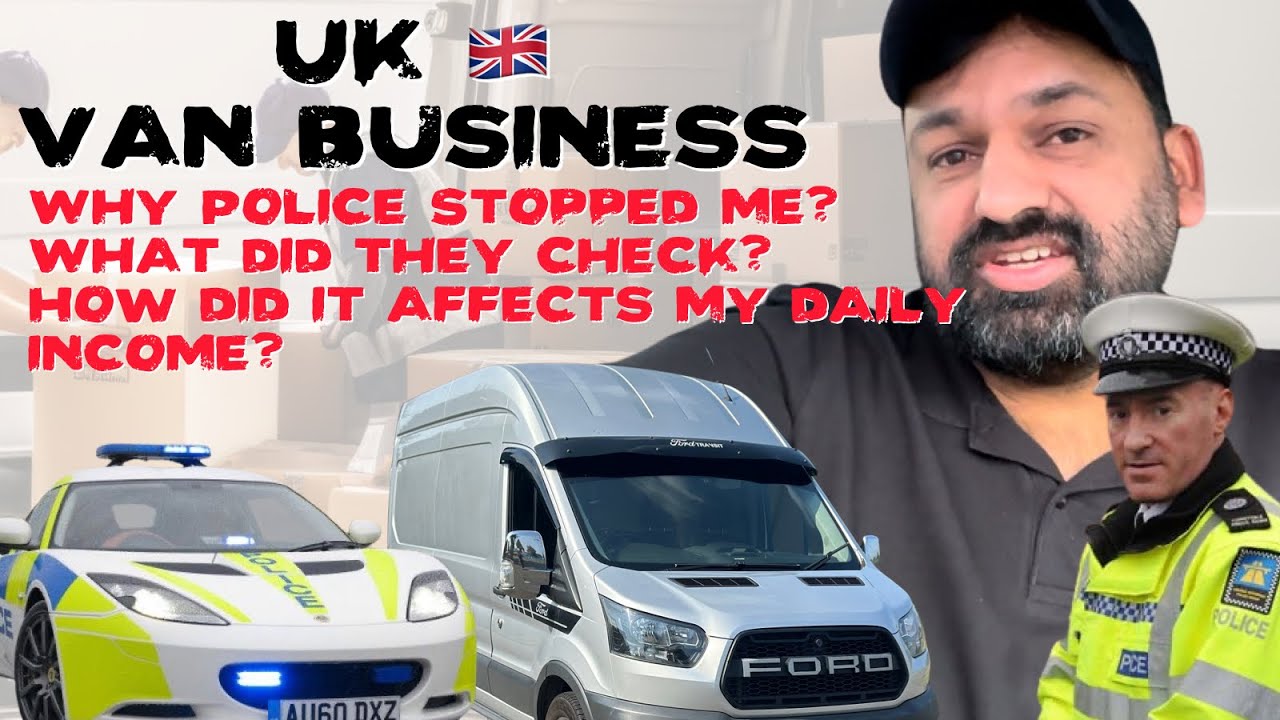 Why Police Stopped My Delivery Van in the UK | Daily Hustle and Earnings Impact | Window Tint Remove