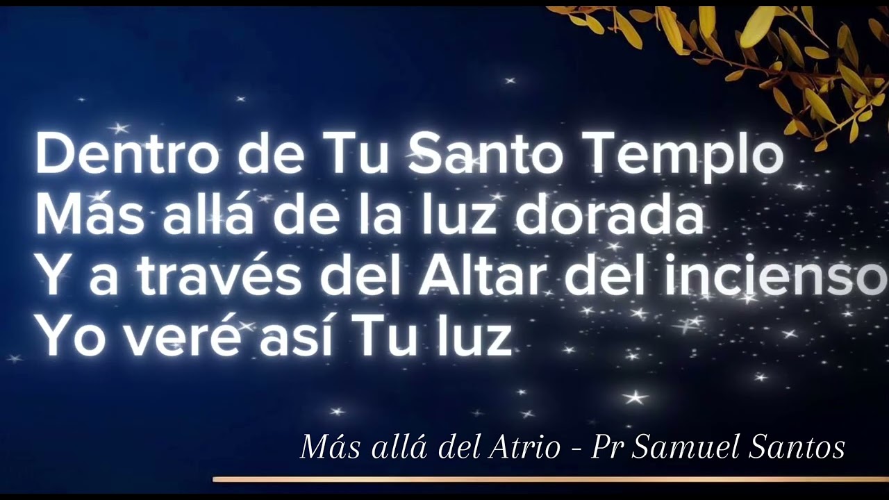 Más allá del Atrio - Samuel Santos 