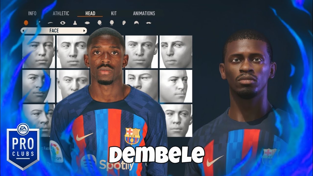FIFA 23 - DEMBELE PRO CLUBS FACE CREATION
