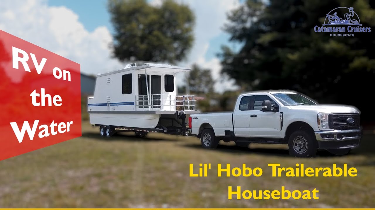 Trailerable Houseboat - 8x31 Lil Hobo Full Tour