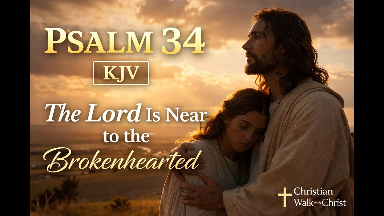 The Lord Is Near to the Brokenhearted: Psalm 34 (KJV) for Comfort