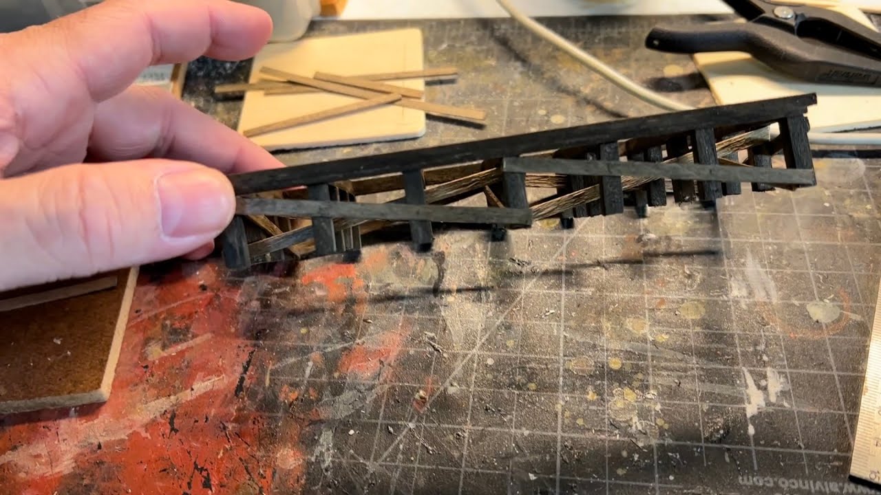 O Scale Dock Scratch Build and Another Way to Make Trees - Model Railroad Adventures with Bill EP263
