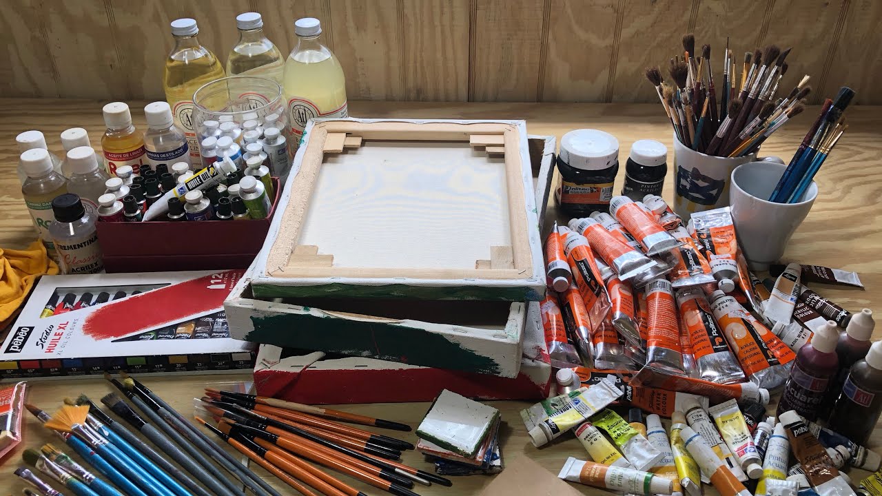 Materiales de Pintura 🎨 / Materiales de Artes Visuales (Para principiantes)