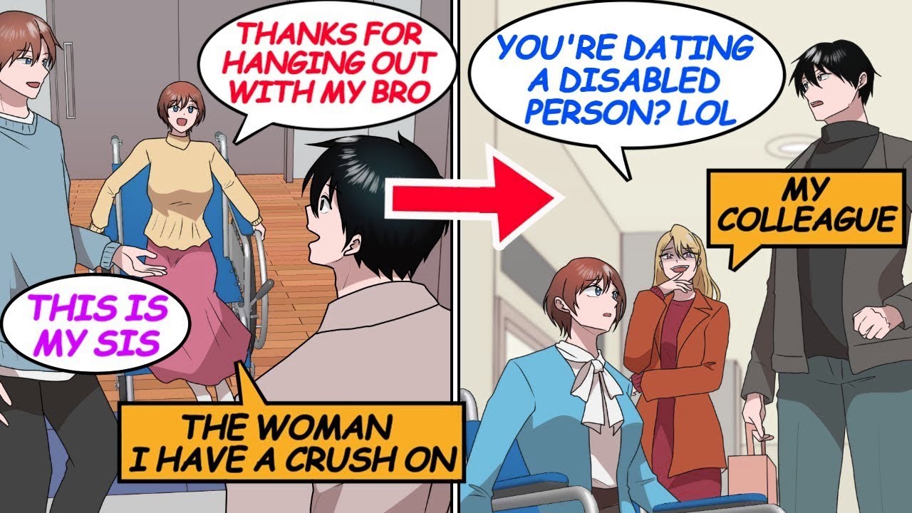 【Comic Dub】 The Girl I Like Is in a Wheelchair… My Colleague Mocked Both of Us ...[Manga]