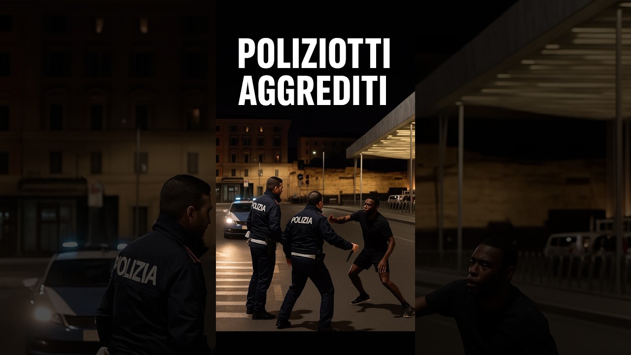 Poliziotti aggrediti a Roma Termini! Momenti di pura follia
