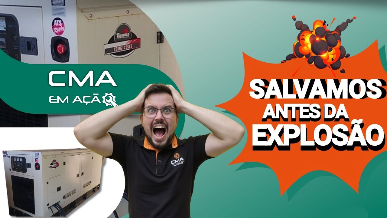 SALVAMOS ANTES DA EXPLOSAO - GERADOR TOYAMA 125KVA