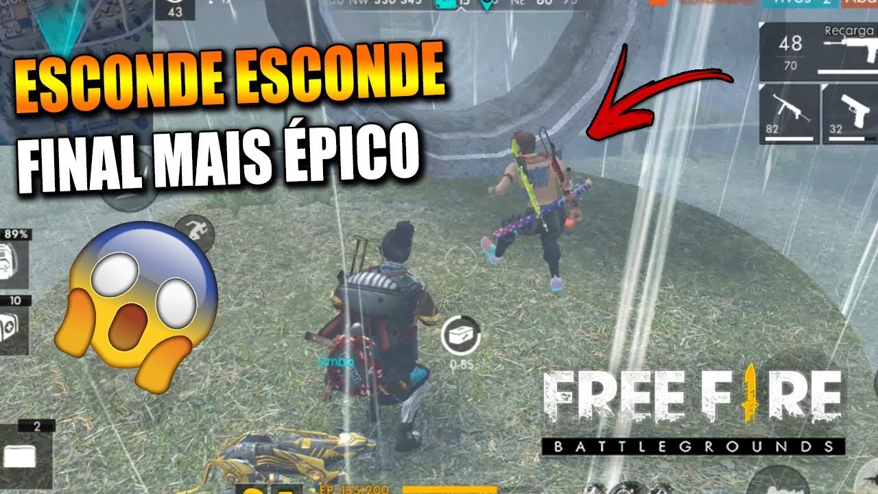 ESCONDE ESCONDE - FINAL MAIS ÉPICO DO FREE FIRE #freefire #ff