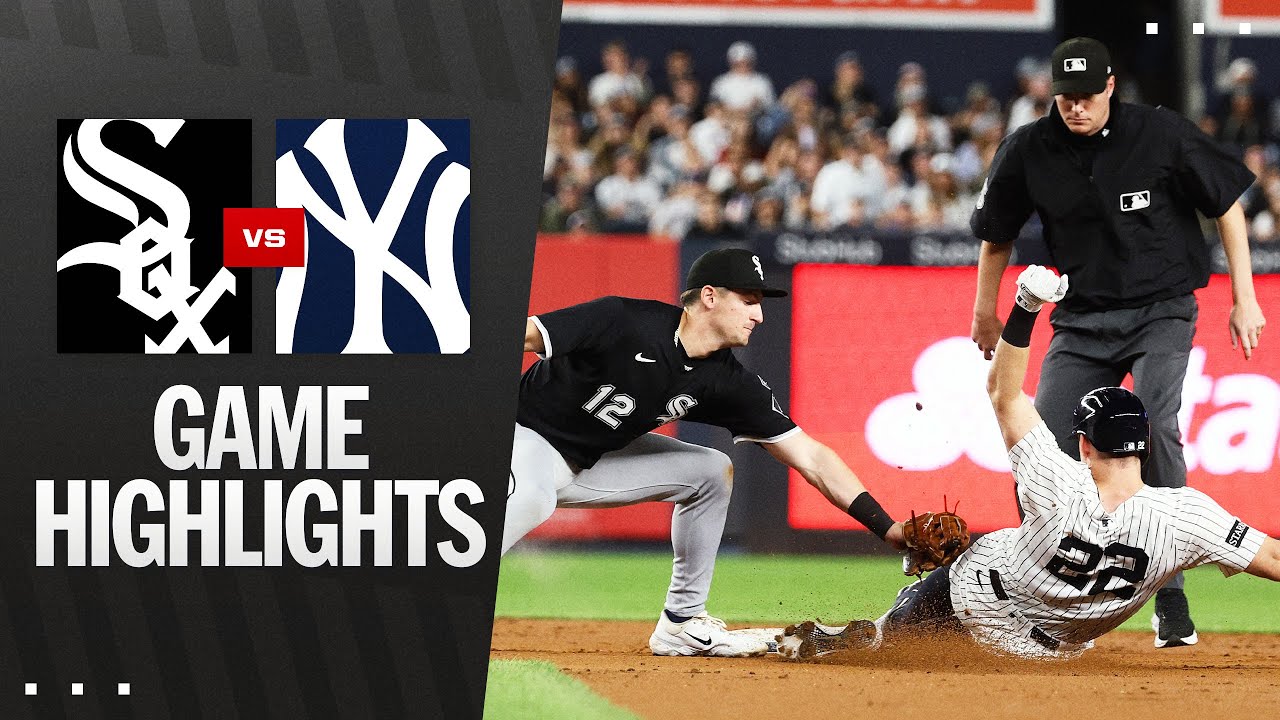 Лучшие моменты матча «Уайт Сокс» против «Янкиз» (23.09.25) | Лучшие моменты MLB