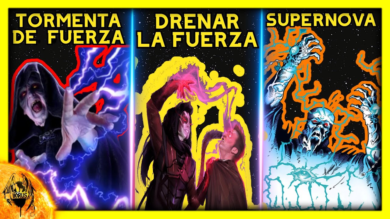 🏆 Los 5 PODERES del lado oscuro MÁS PODEROSOS de Star Wars