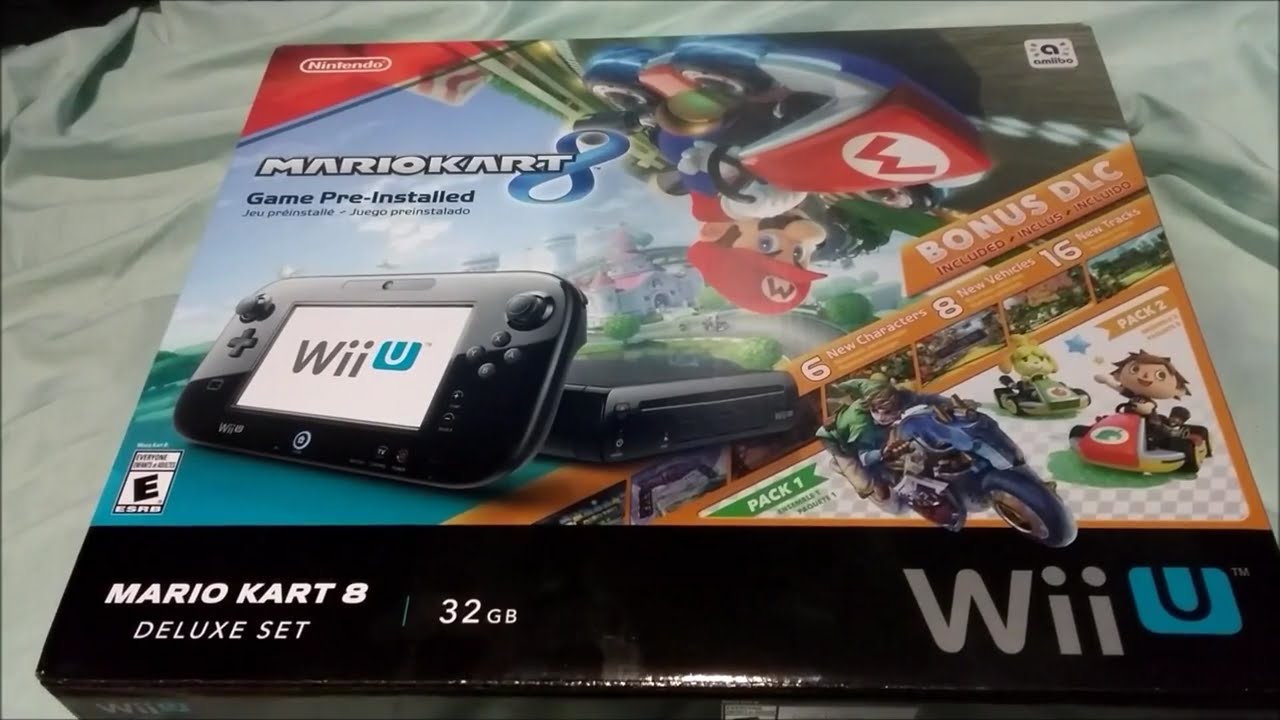 Mario Kart 8 WiiU 32GB Deluxe Edition Unboxing!