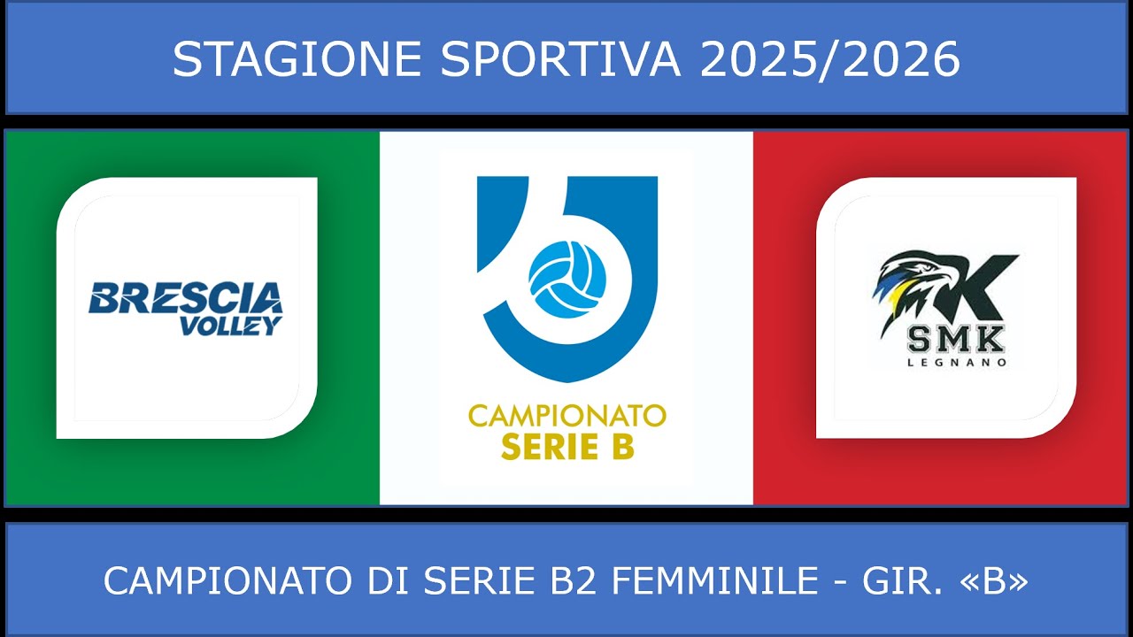 BRESCIA VOLLEY Vs SMK BUSTO MOTOR COMPANY MI