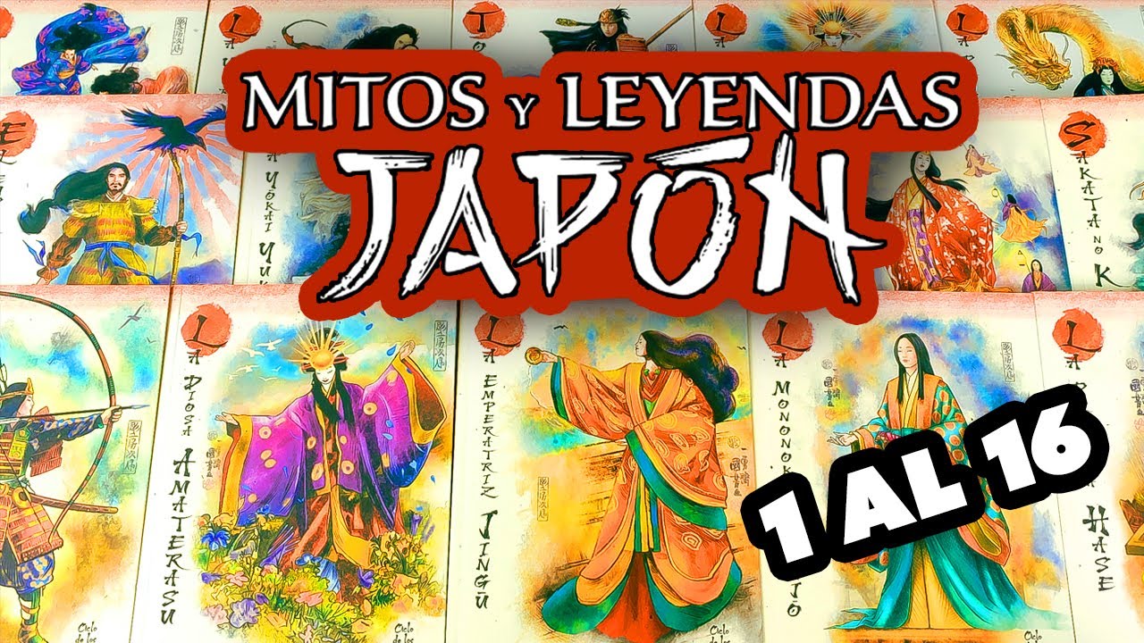 🇯🇵⛩️  Colecci&oacute;n MITOS Y LEYENDAS DE JAP&Oacute;N / libros del 1 al 16 / RBA / 4K