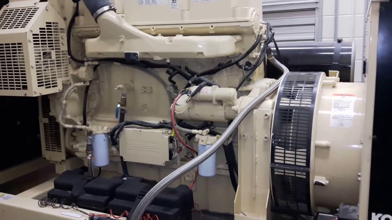 Detroit Diesel standby Generator start up