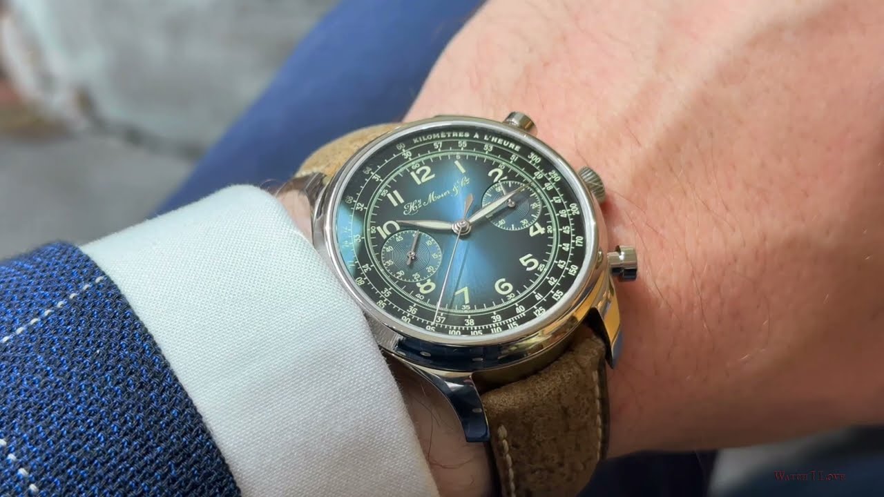 H.  Moser & Cie x Massena LAB Endeavour Chronograph Compax