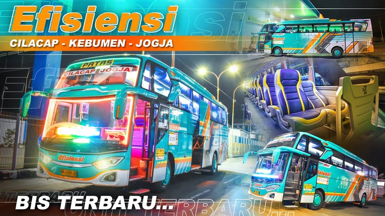 Naik Bis Terakhir CILACAP - JOGJA | Trip Bus EFISIENSI Terbaru..! Jetbus3+ SHD Voyager