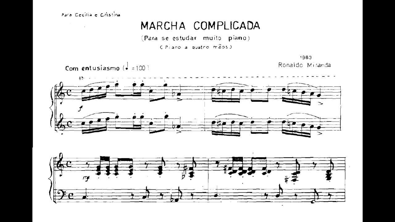 Ronaldo Miranda - Marcha complicada (Paulo Borges e Ighor Anjos, 4 m&atilde;os)