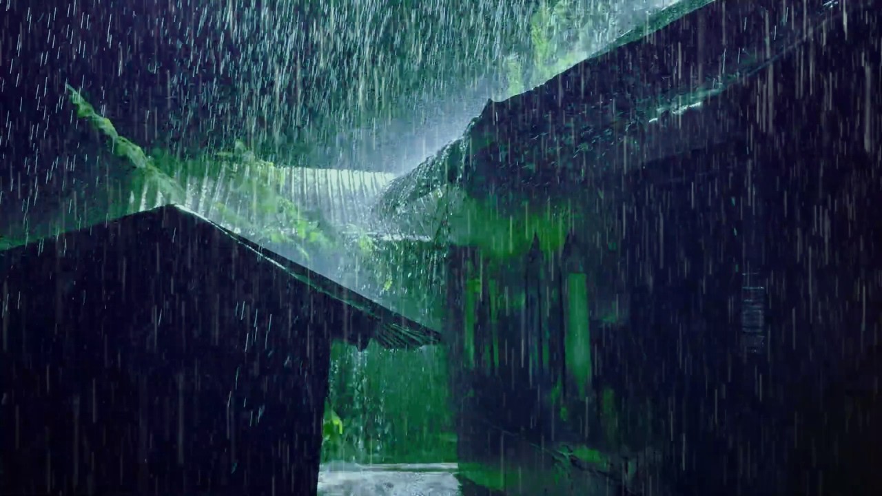 Rain Sounds for Sleeping | Heavy Rain and Thunderstorm for Sleeping and Relaxation