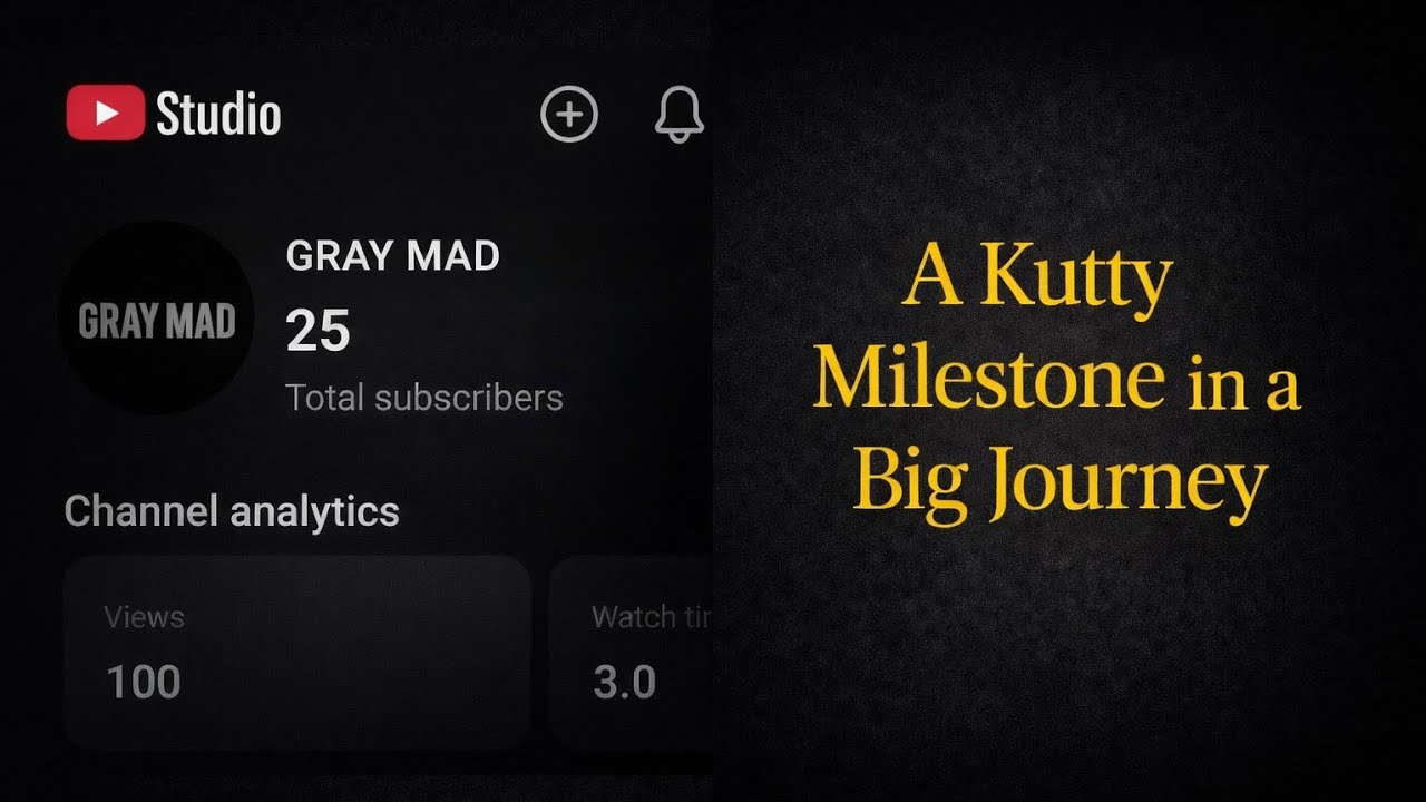 A Kutty Milestone in a Big Journey !!