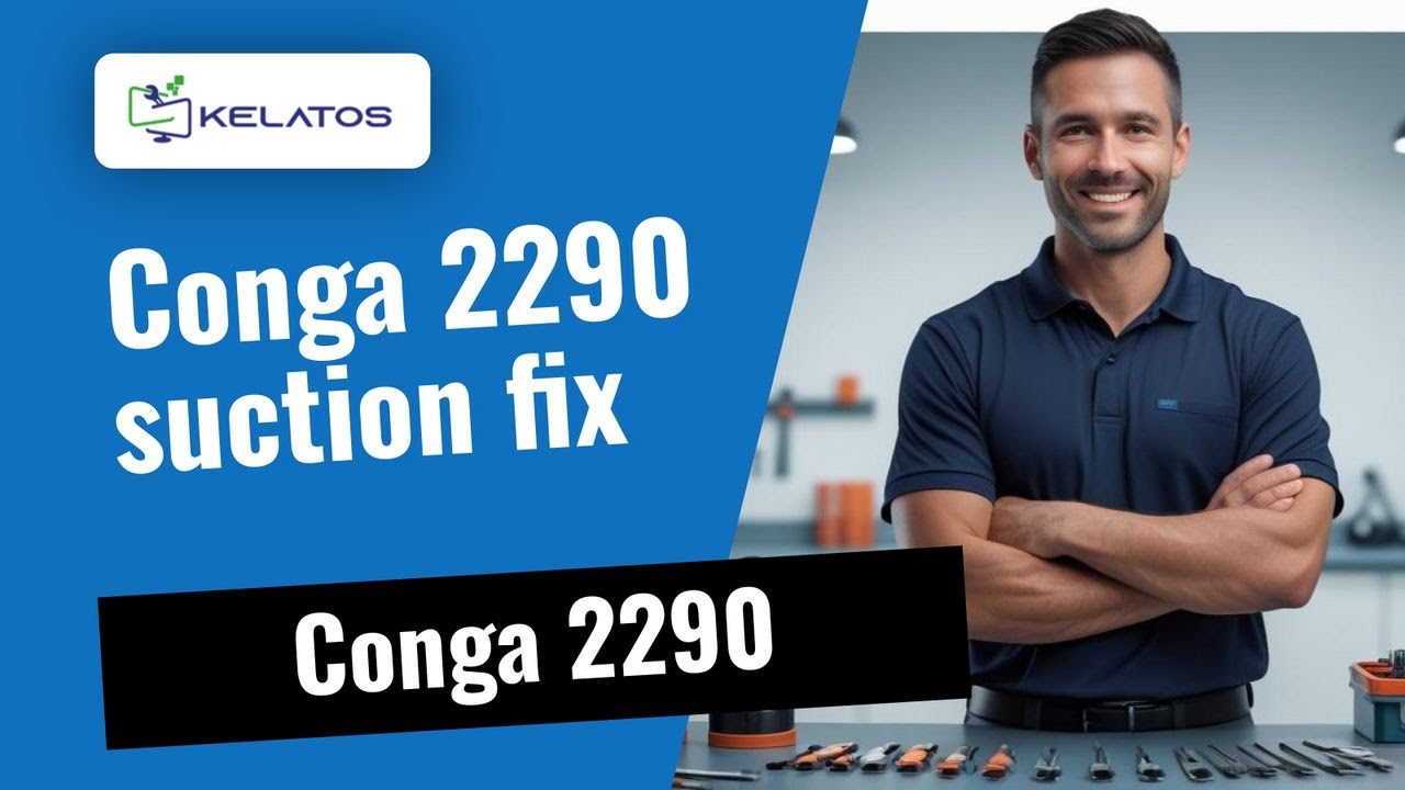 Loss of suction on Conga 2290? Here's how we fix it 🛠️