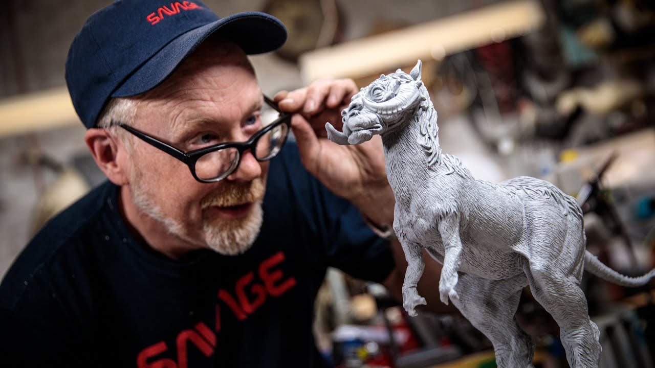 Inside Adam Savage's Cave: Star Wars Tauntaun Statue!