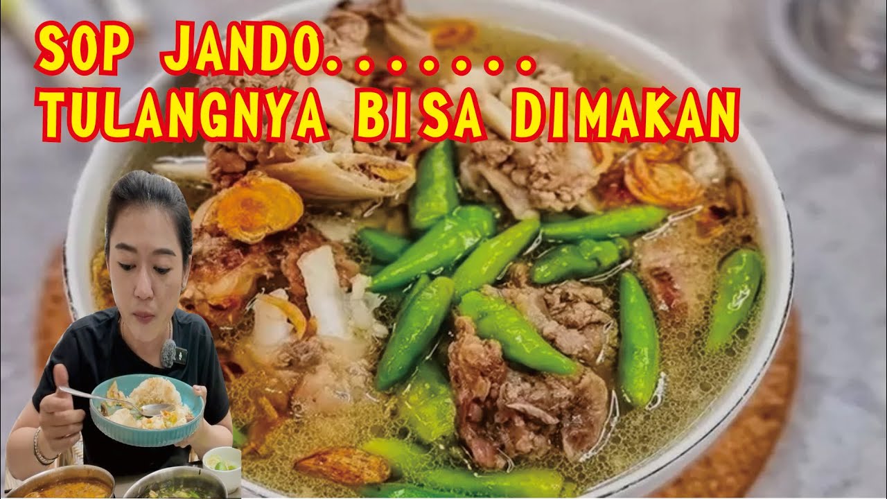 SOP JANDO KAWANUA......... TULANG IGANYA BISA DI MAKAN