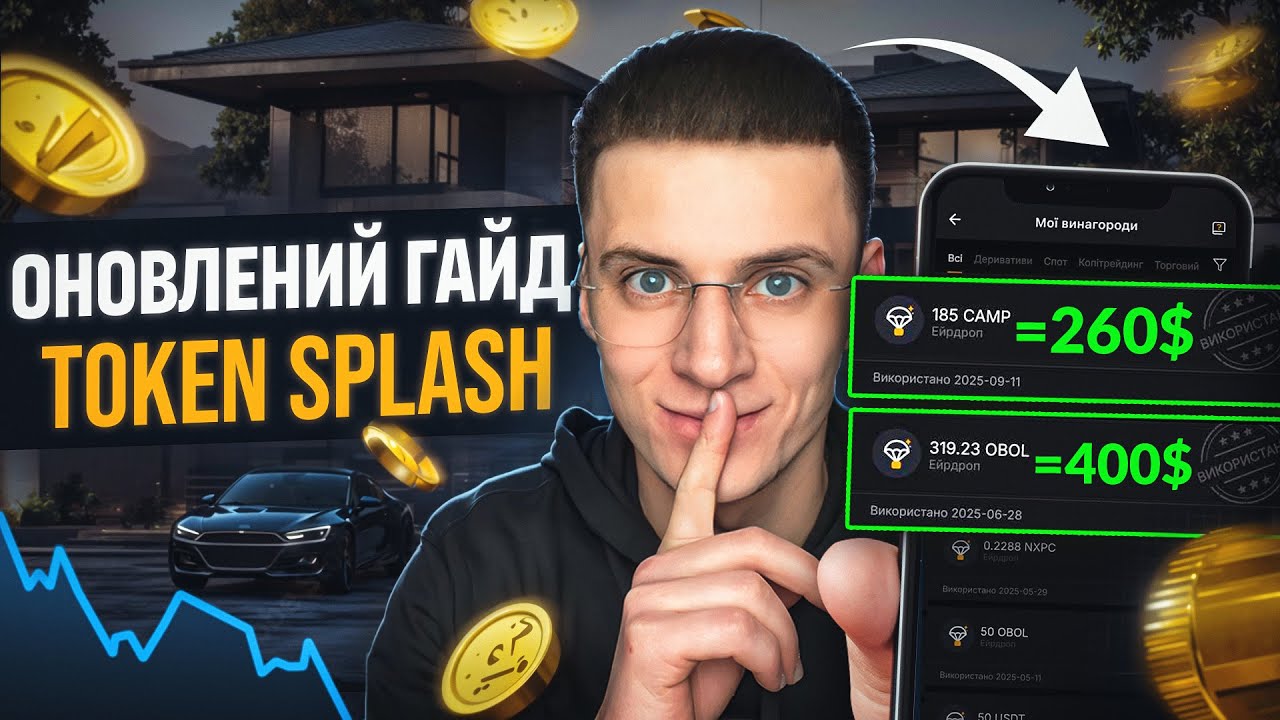 Bybit Token Splash: Оновлений Гайд Як заробити 💸