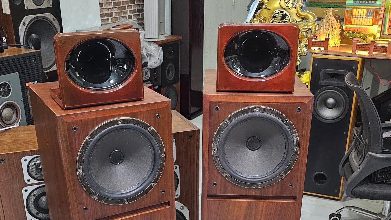 Loa  Toàn dãi FOSTEX  bass 25,Thùng gỗ lạng.giá bình dân, nghe mê khi ghép treble kèn.Lh 0902313707