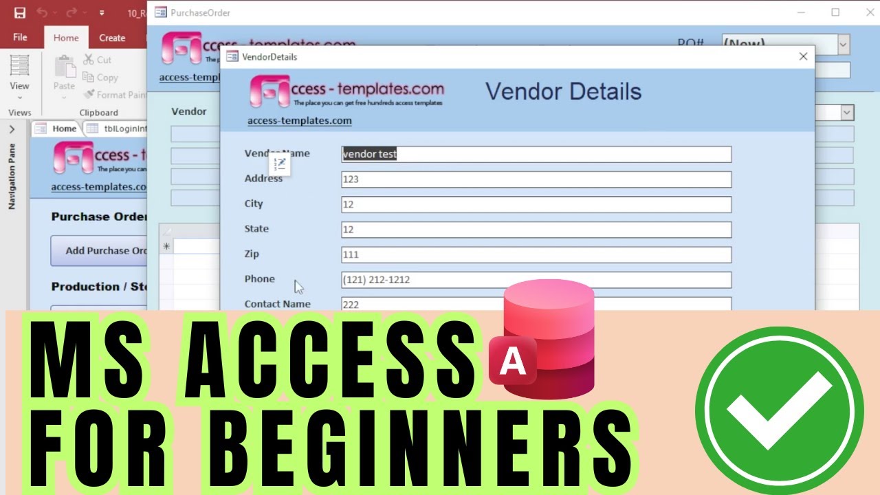 ❌ Stop Losing Stock — Inventory Management in Microsoft Access (Tutorial + Database Template)