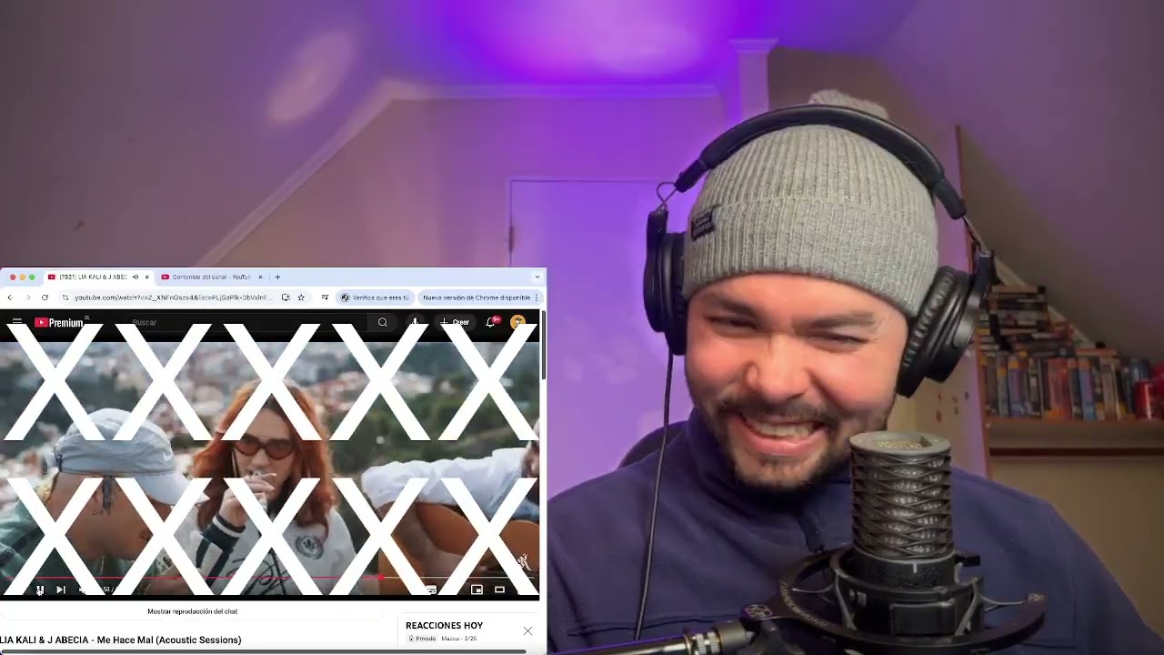 REACCIÓN A LIA KALI & J ABECIA - Me Hace Mal (Acoustic Sessions)