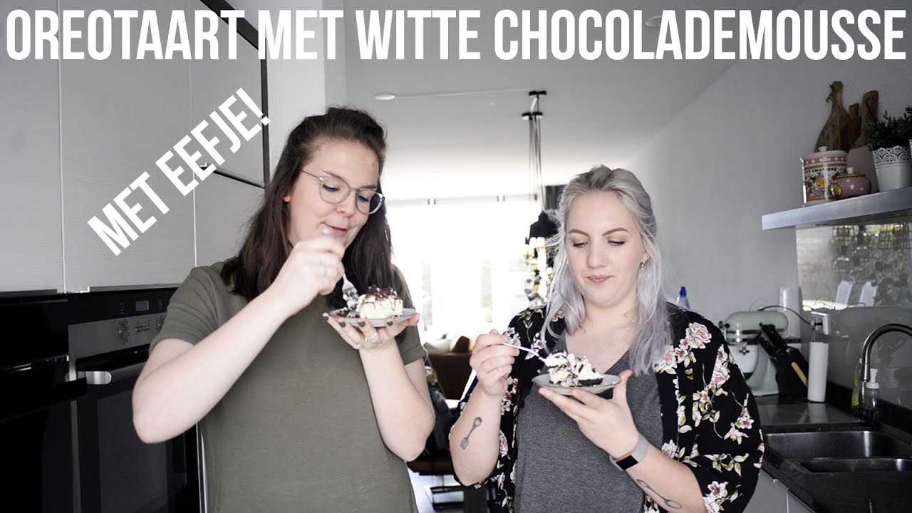 Oreotaart met witte chocolademousse | OhMyFoodness