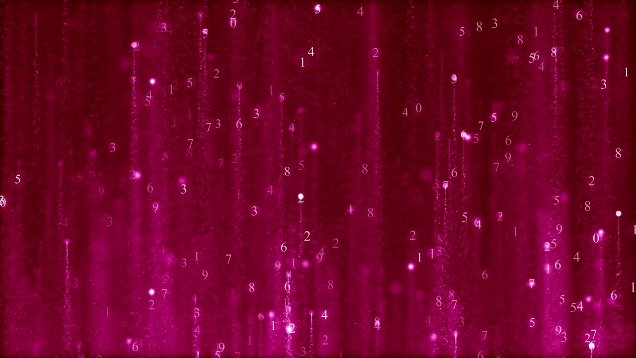 Matrix Numbers Background Video Animation