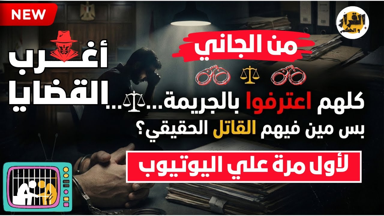 اغرب القضايا ⚖︎  كلهم اعترفوا بالجريمة…⚖︎... بس مين فيهم القاتل الحقيقي؟ | من الجاني ؟