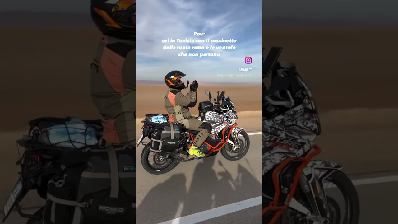 E partono preghiere 🤣 #advmotorcycle