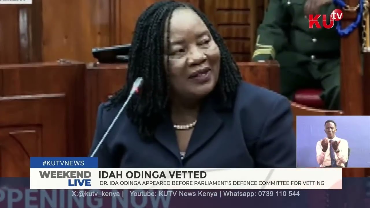 Ida Odinga Appears Before Parliament for Vetting as Kenya’s UNEP Envoy NomineE