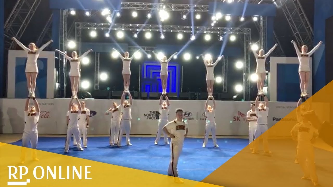 Krefelder Cheerleader bei Olympia