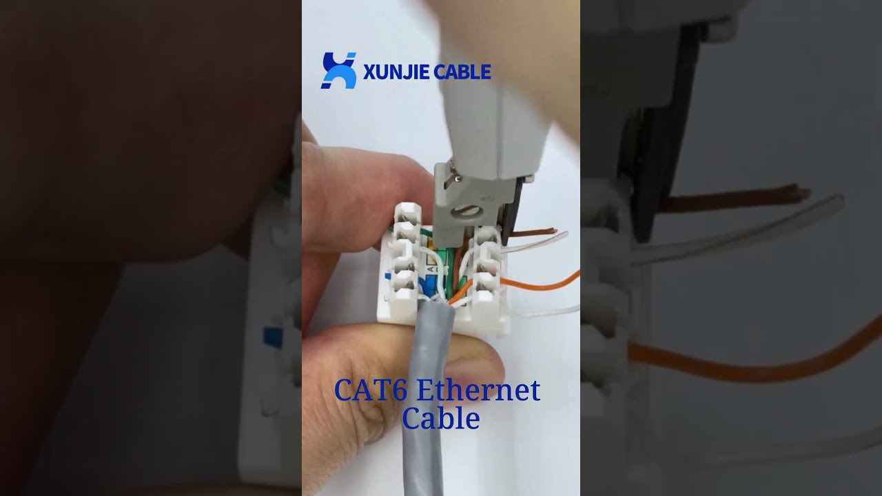 CAT6 ethernet cable connected to the CAT6 module can be bent 180 degrees and 90 degrees.#diy #cable