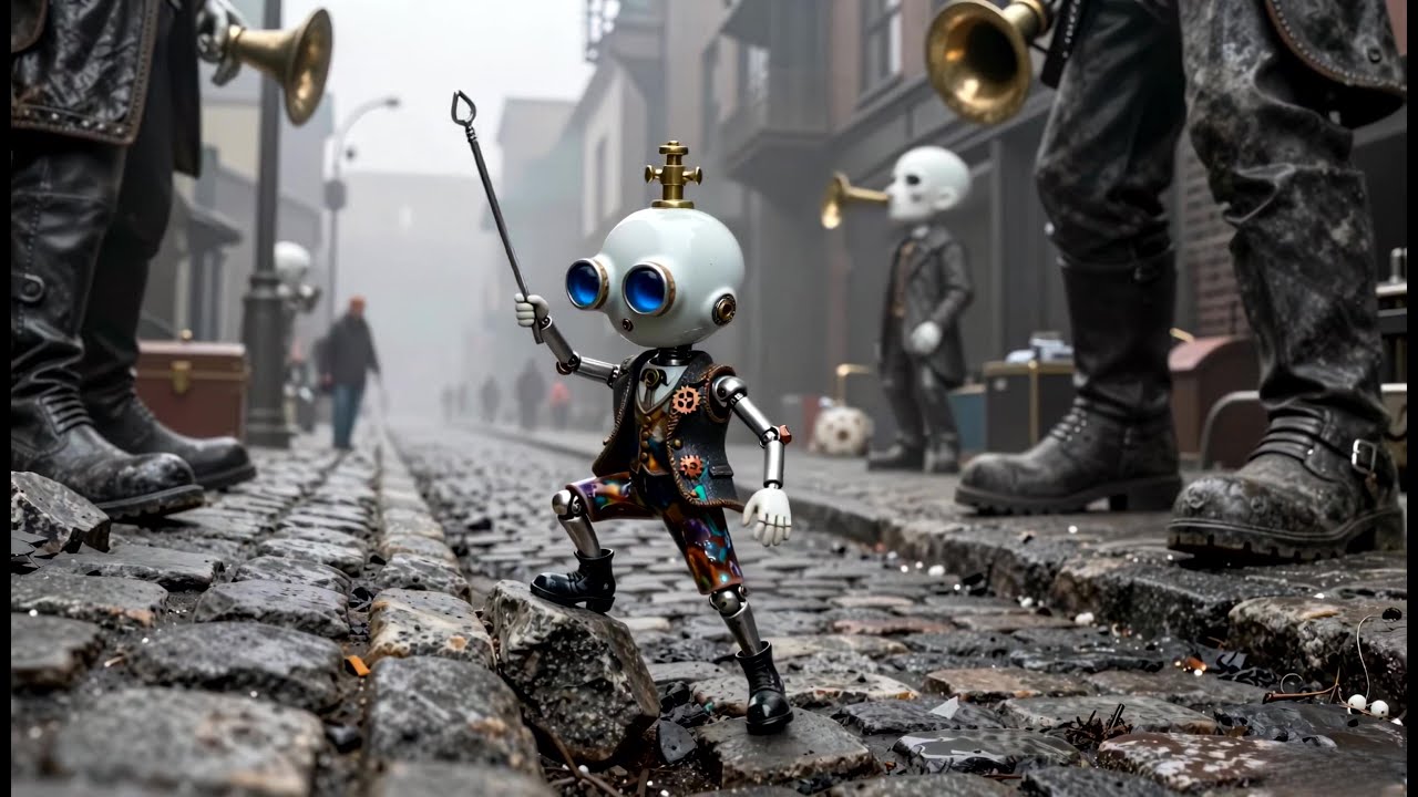 Porcelain Dreams & Nightmares | Surreal AI Steampunk EDM 4K