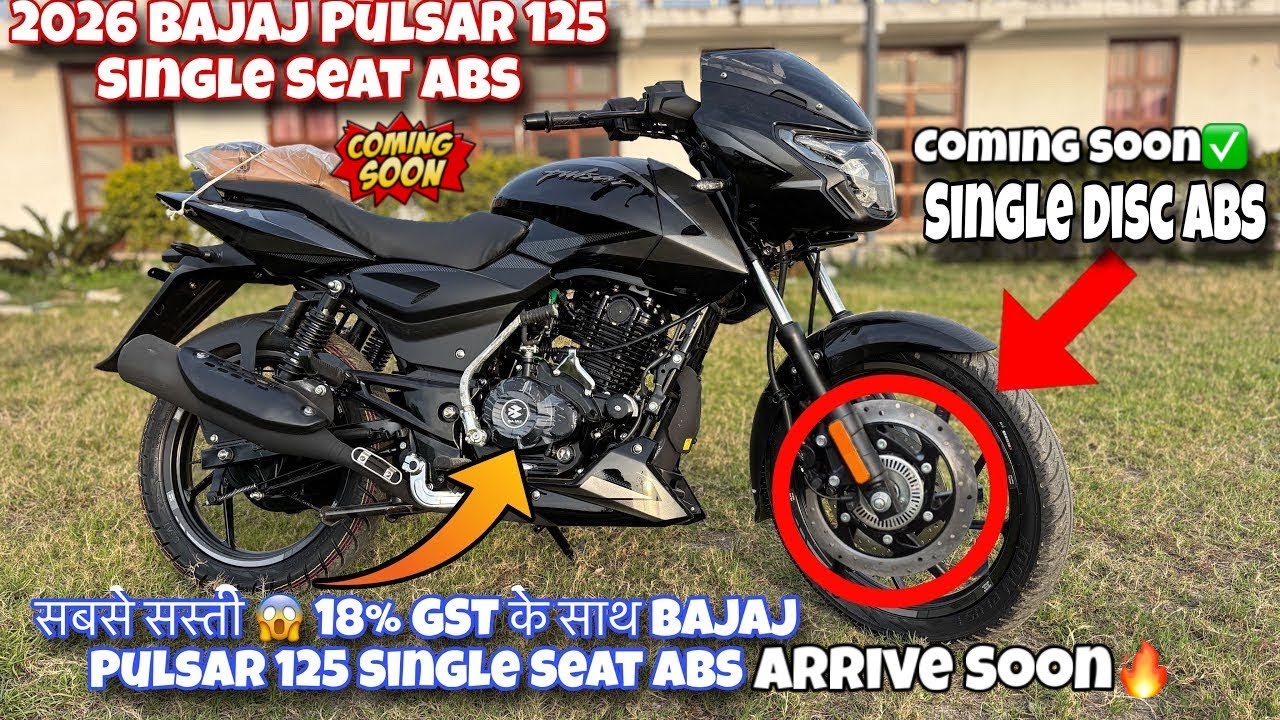 2026 Bajaj Pulsar 125 Single Seat ABS: First Look!