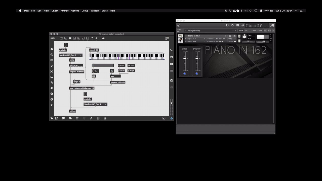 Polyphonic Microtuning in Kontakt with Max MSP