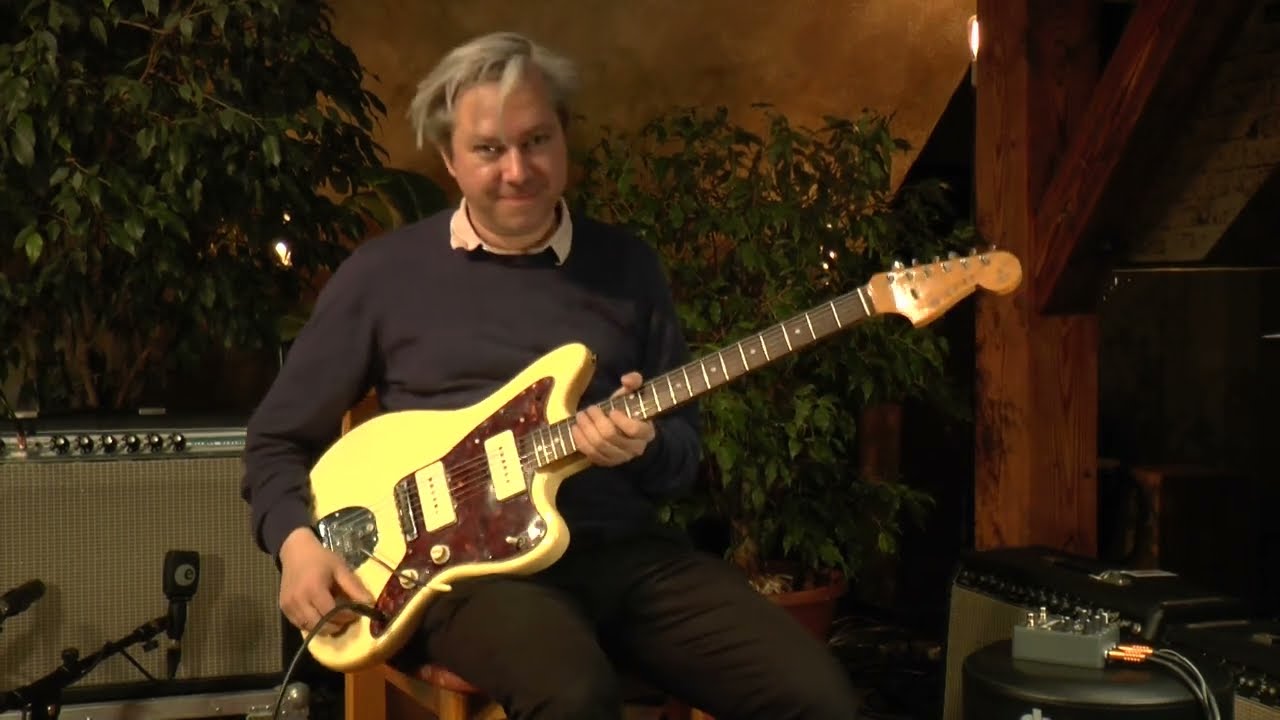 Fender Jazzmaster from 1962 presented by Tobias Hoffmann at Vintage Guitar Oldenburg