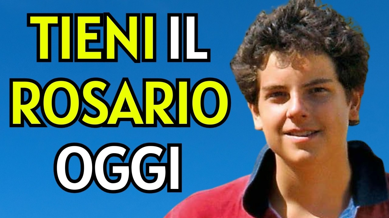 Carlo Acutis RIVELA: FAI QUESTO con il tuo ROSARIO e APRI Porte FINANZIARIE Oggi Stesso