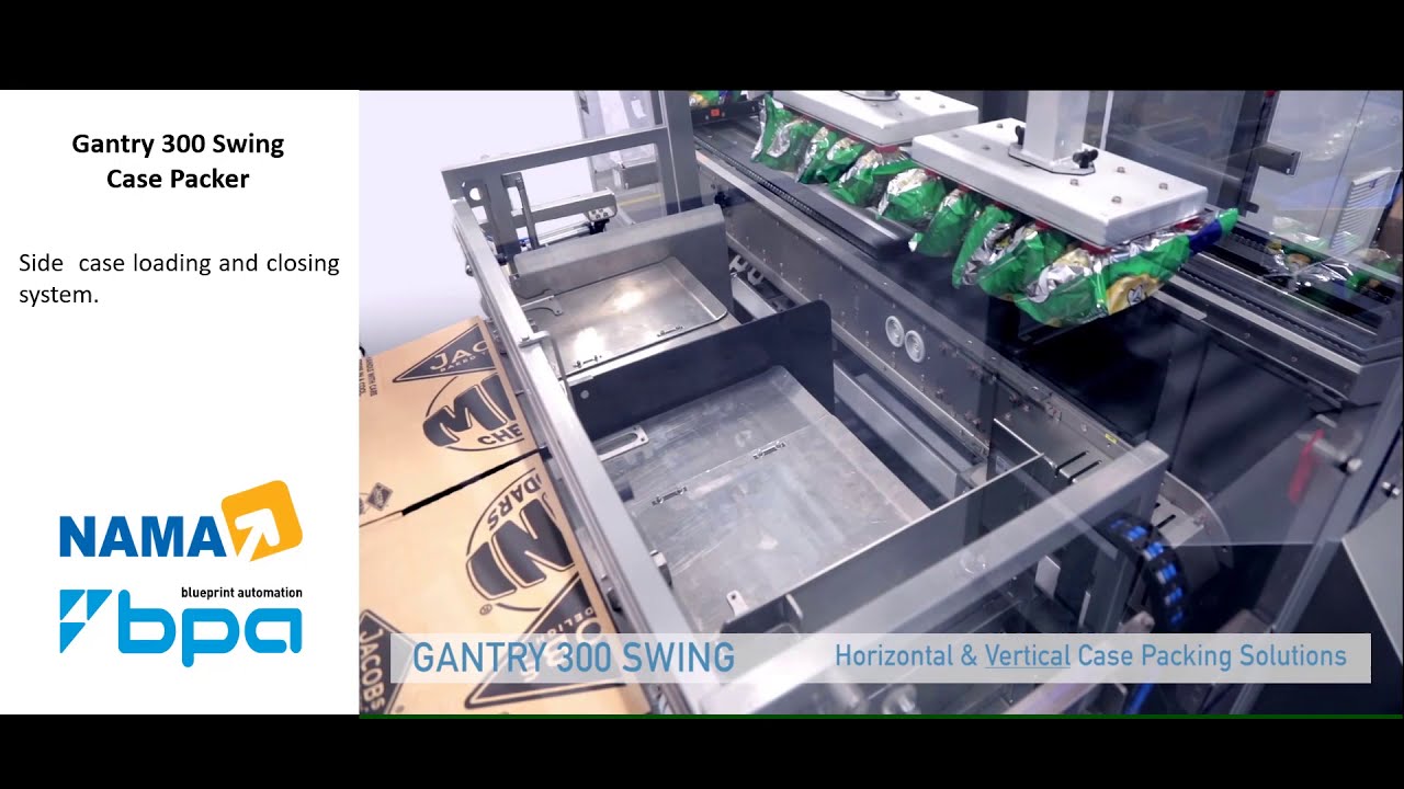 Snacks bags  _ Gantry 300 Swing Case Packer _  BPA
