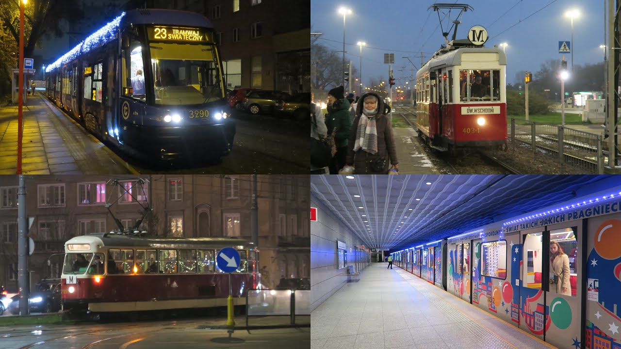 Mikołajkowy weekend w Warszawie. Świąteczne pojazdy komunikacji miejskiej WTP Warszawa 2022