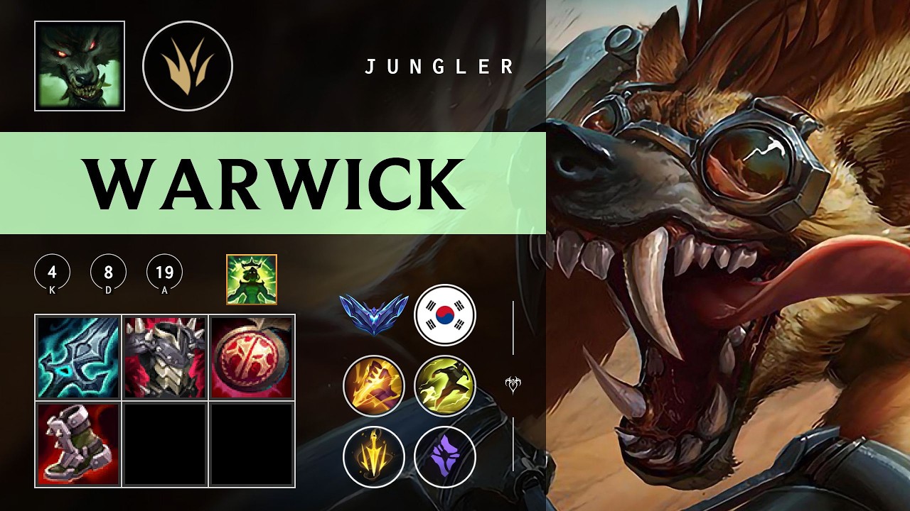 Warwick Jungle vs Xin Zhao - KR Diamond Patch 26.03