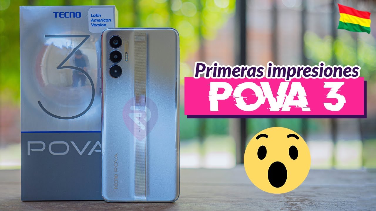 TECNO POVA 3│UNBOXING en ESPAÑOL│Ahora con ALTAVOCES ESTÉREOS🤯