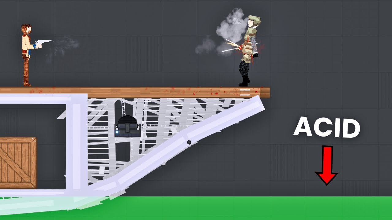 CAN IT SURVIVE? Armor Test on ACID SEA in People Playground!