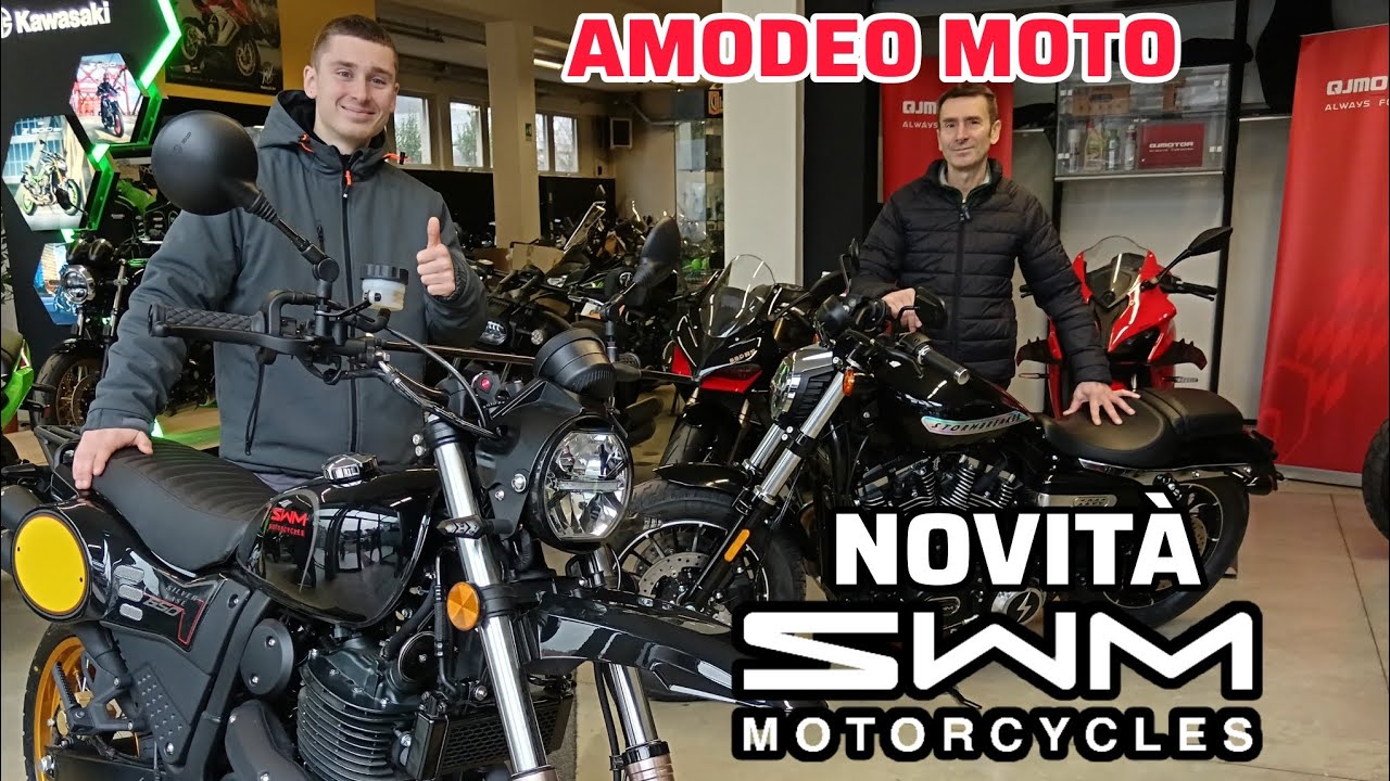 SWM 2025 DA AMODEO MOTO SARONNO. CON ANDREA E EMILIO