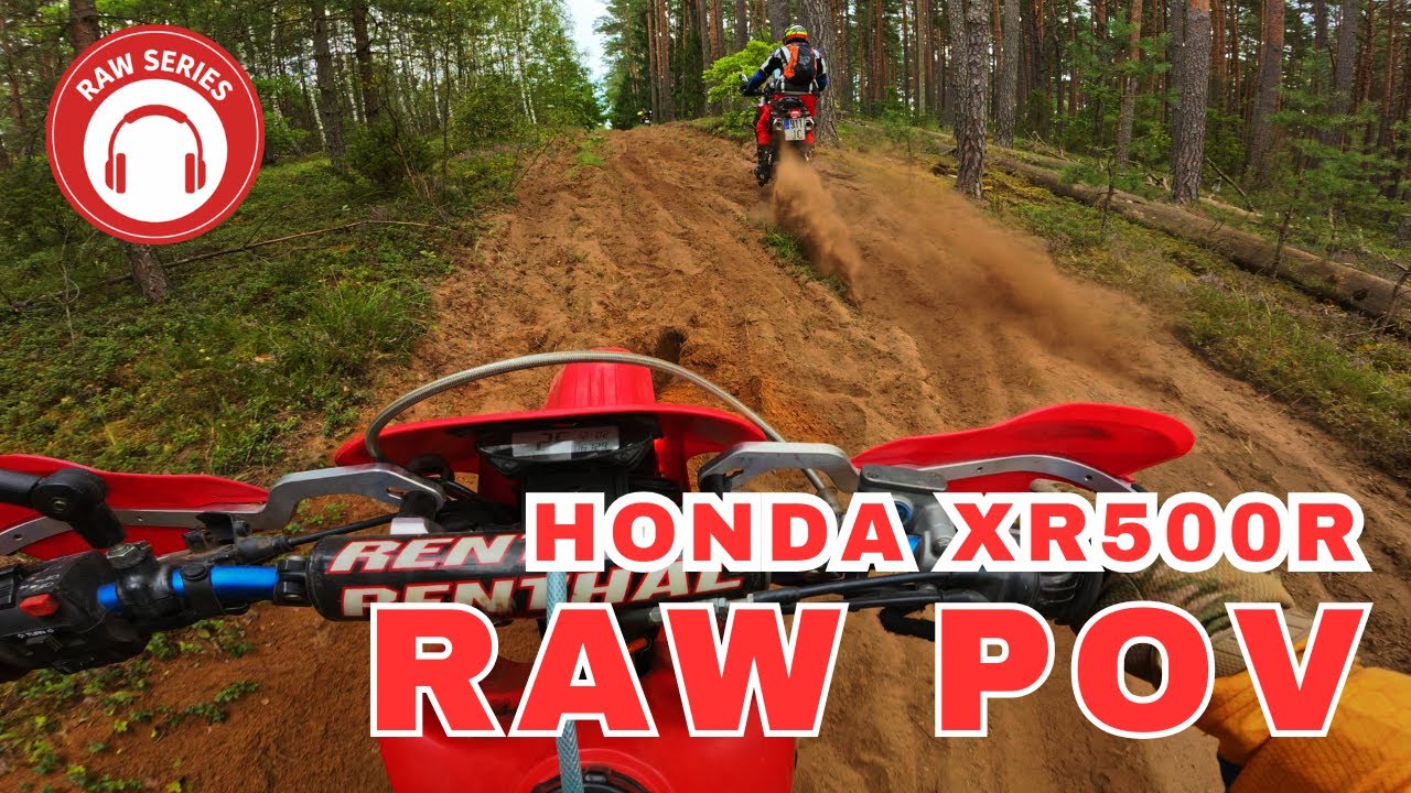 Chasing a Yamaha Ténéré on My 1983 Honda XR500R | RAW SERIES |  Pure Sound